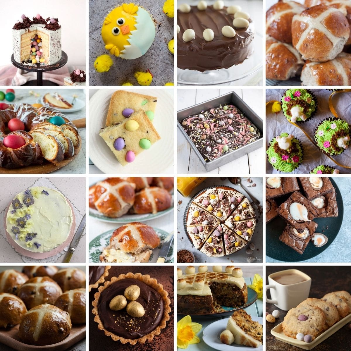 collage of Easter bakes