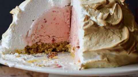 Strawberry Baked Alaska