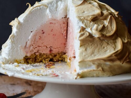 Strawberry Baked Alaska