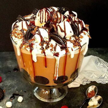 hot chocolate trifle.