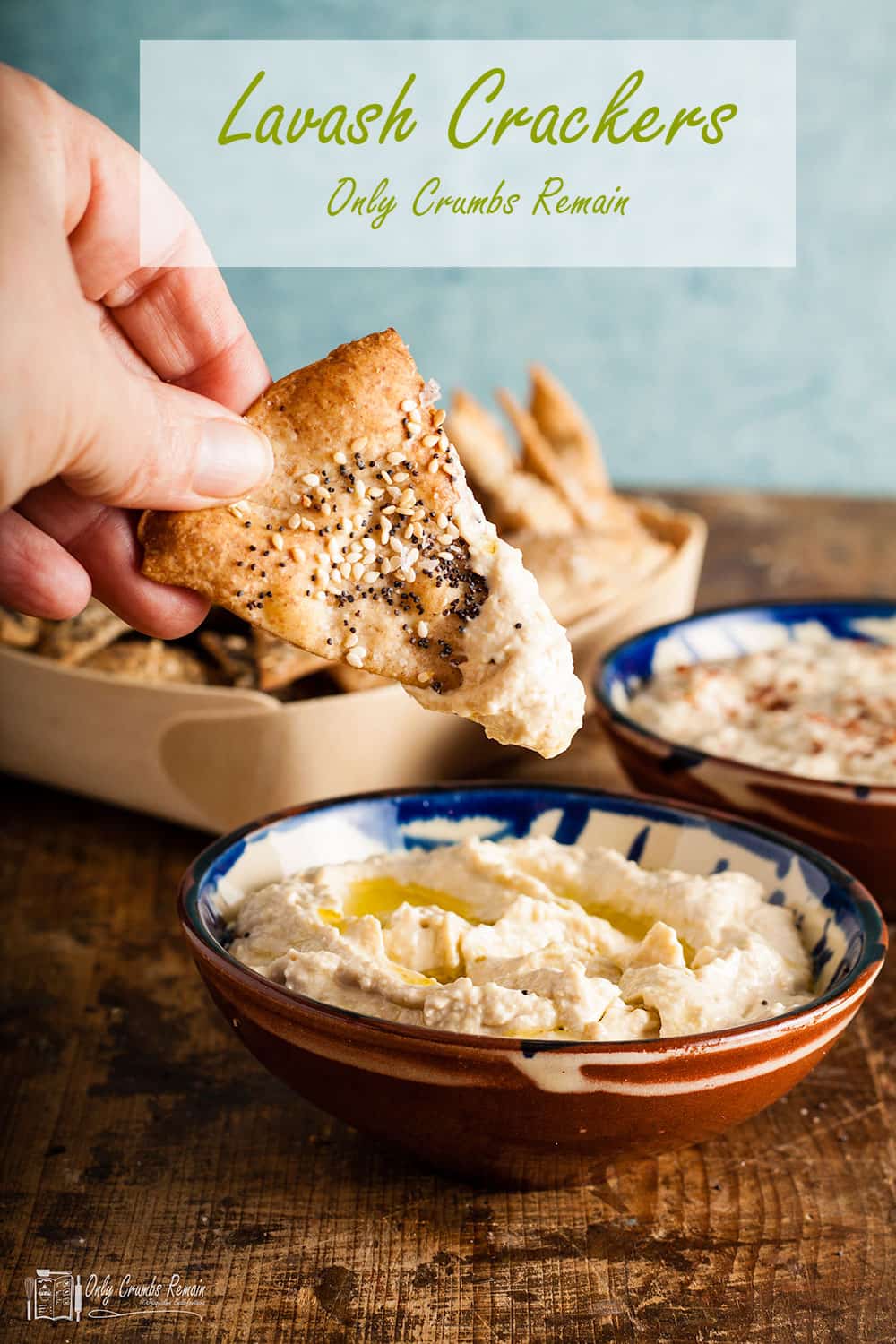 Easy Lavash Crackers Only Crumbs Remain