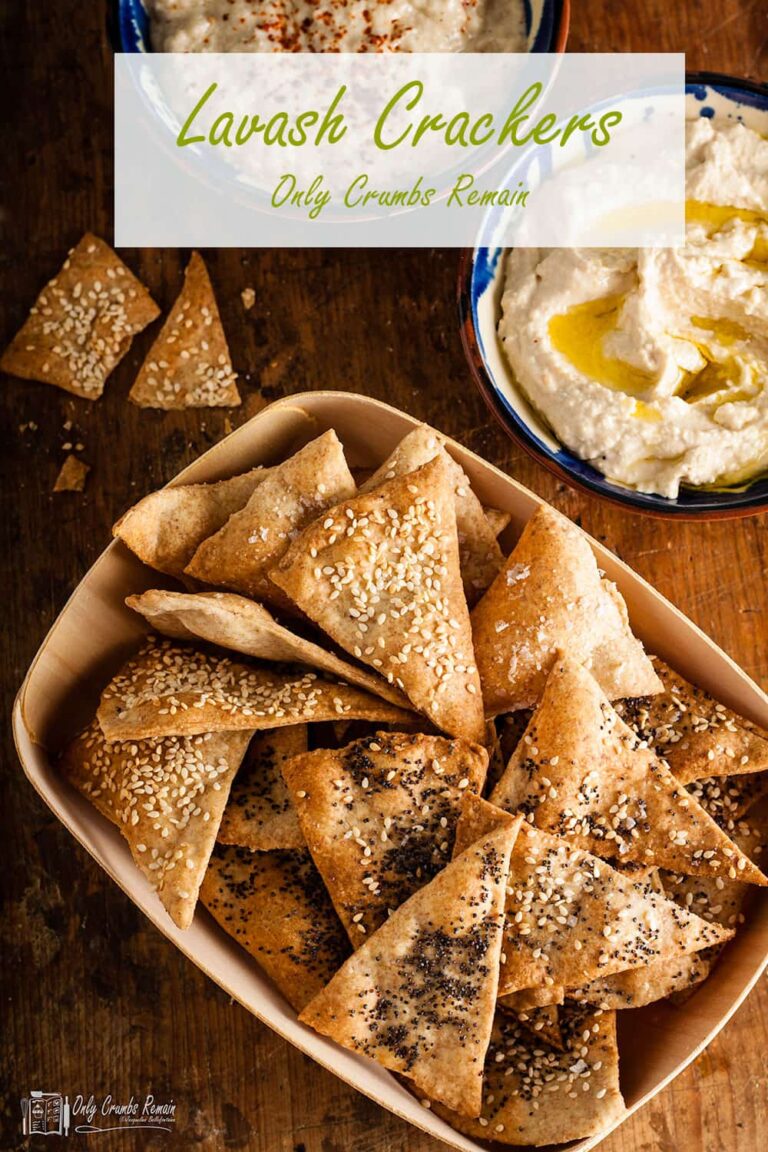 Easy Lavash Crackers | Only Crumbs Remain