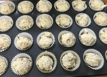 uncooked muffins