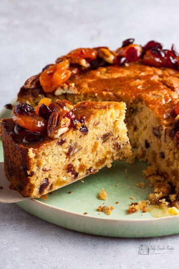 Apricot, Cranberry and Pecan Cake | Only Crumbs Remain