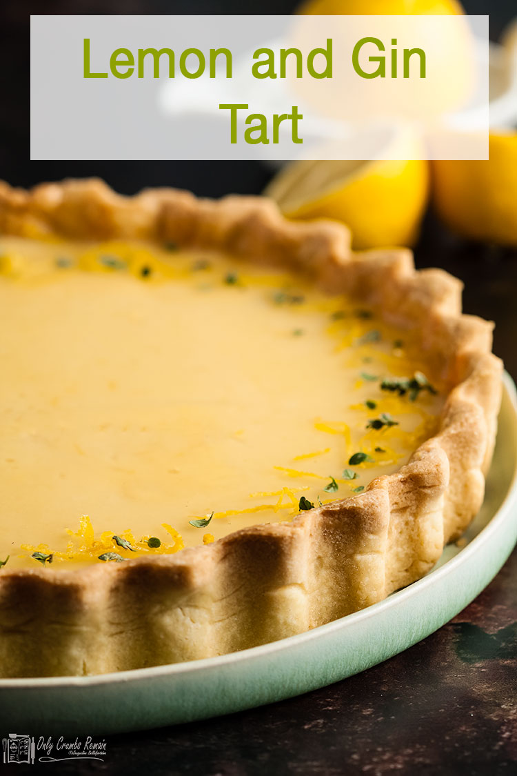 Lemon and gin tart | Only Crumbs Remain