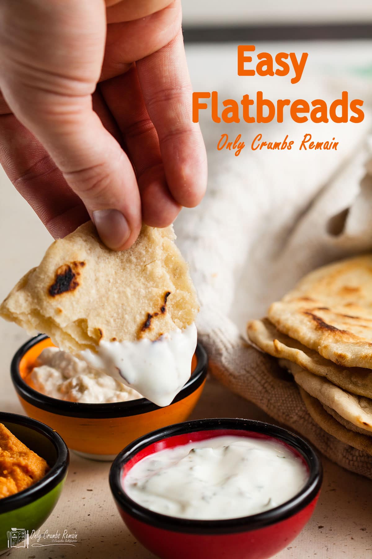 Easy flatbreads (no-yeast) | Only Crumbs Remain