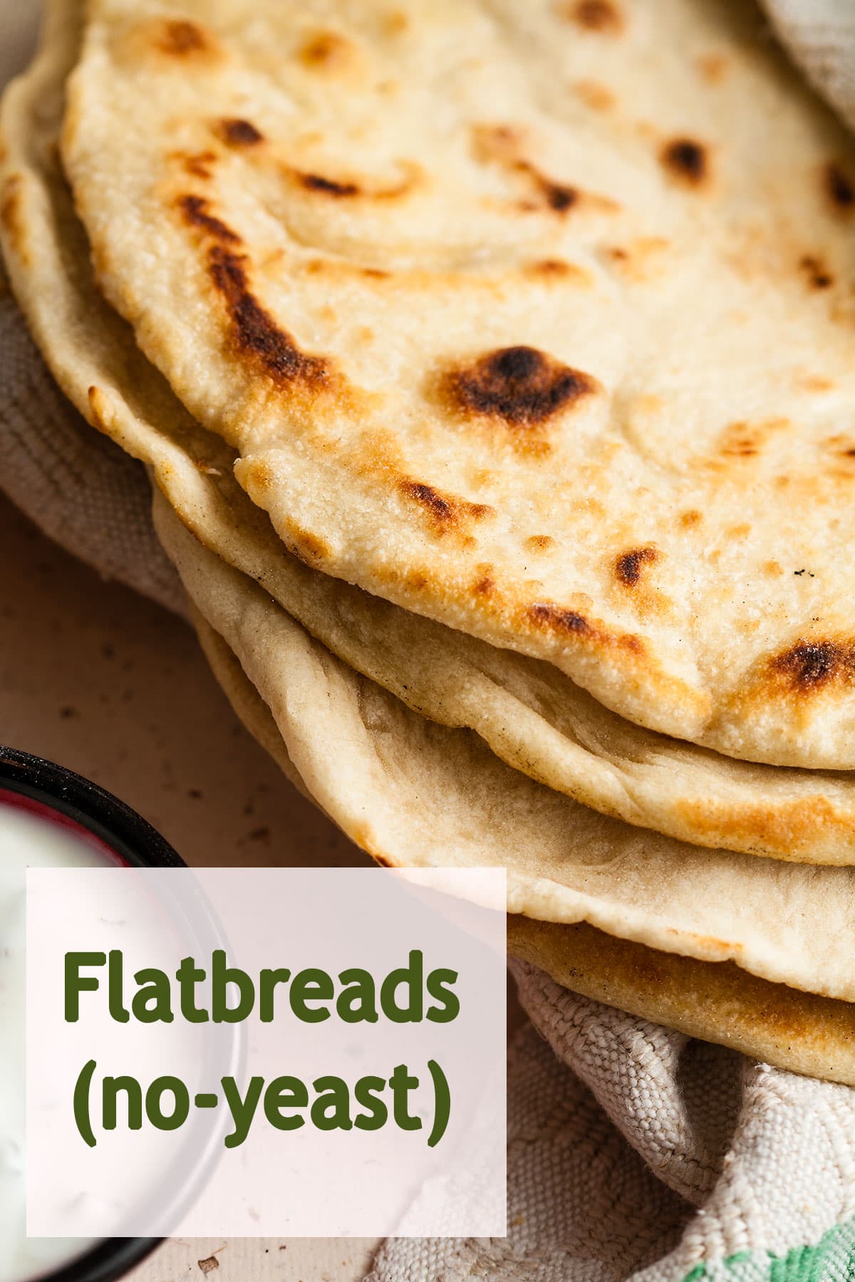 Easy flatbreads (no-yeast) | Only Crumbs Remain
