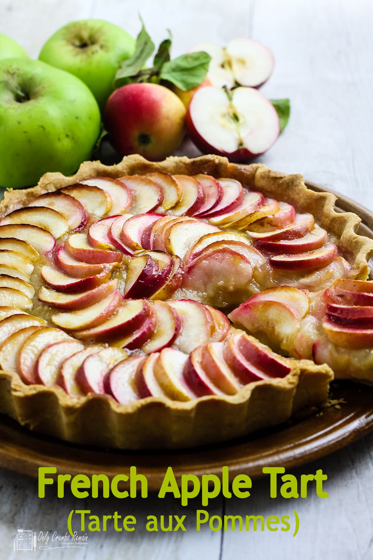 Tarte aux pomme (French apple tart) | Only Crumbs Remain