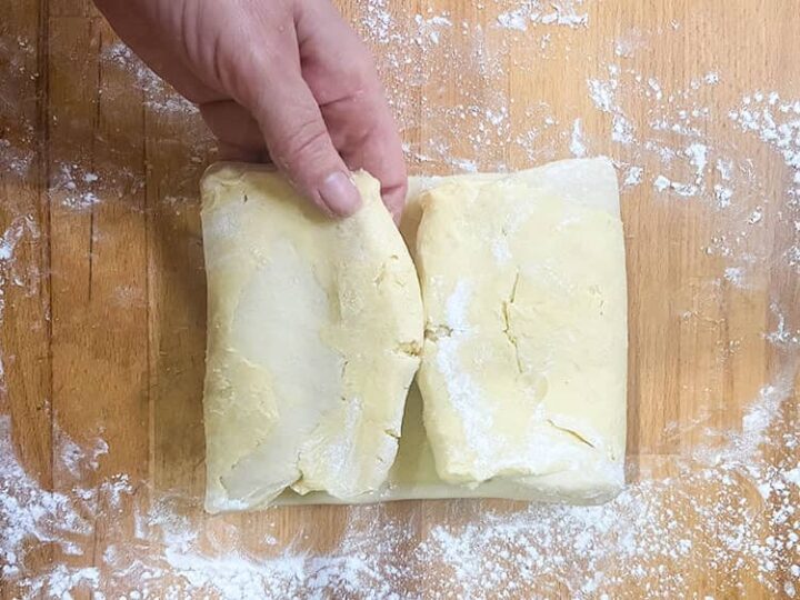 folding pastry.