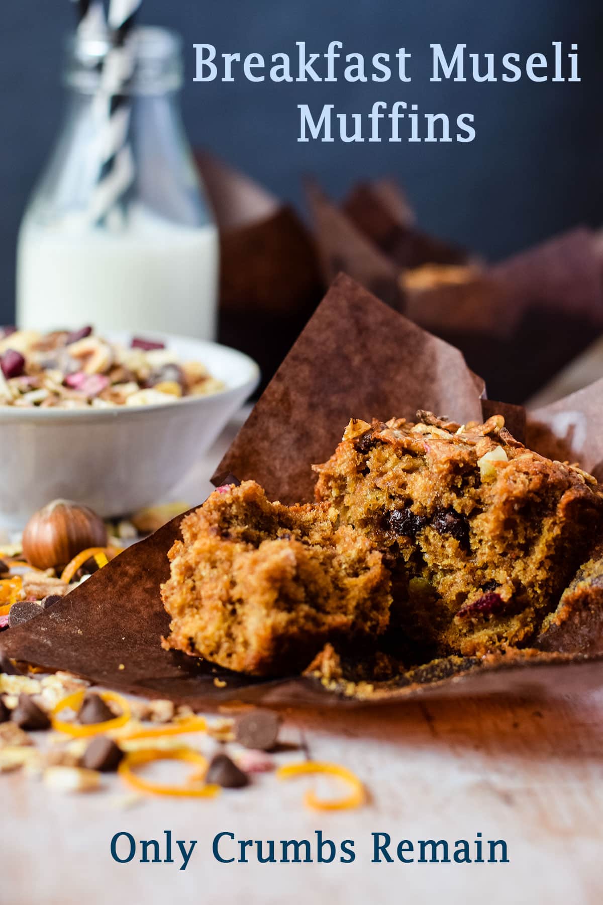 Breakfast Muesli Muffins Only Crumbs Remain