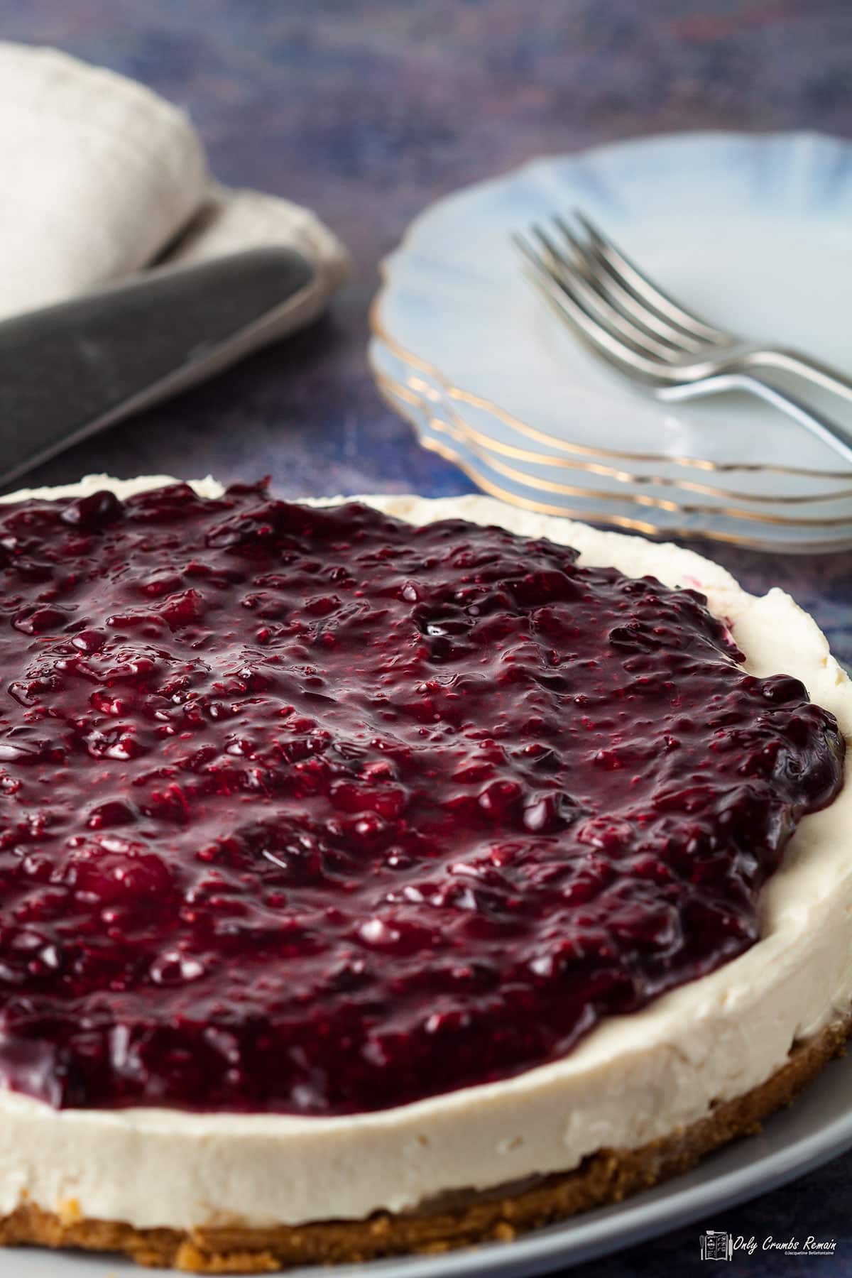 elfbar nachfüll pod läuft aus No-bake Blackcurrant Cheesecake