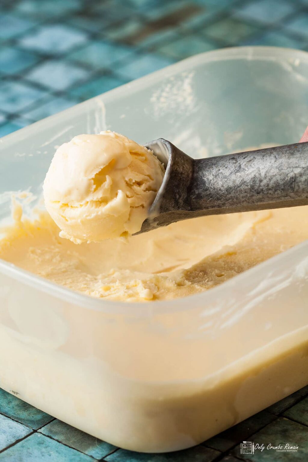 Stem ginger ice cream Only Crumbs Remain