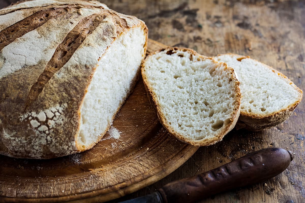 Easy No Knead Sourdough Bread | Only Crumbs Remain